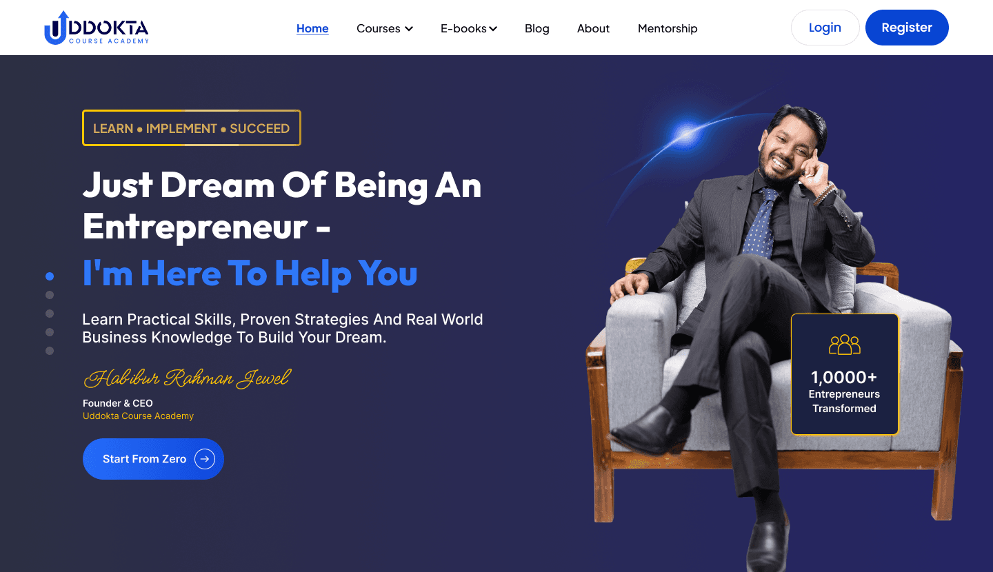 Uddokta entrepreneur mentorship